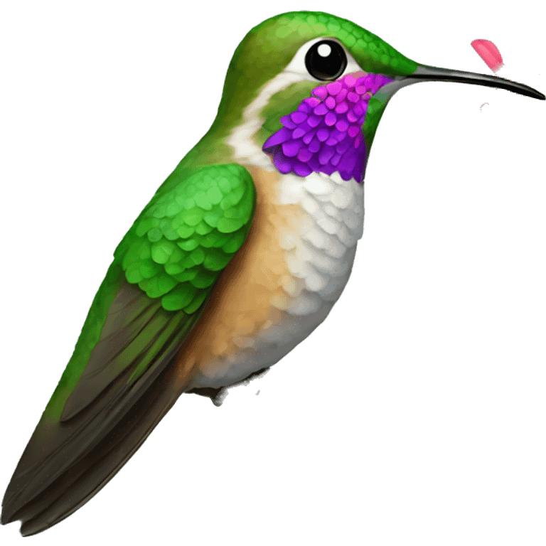 hummingbird on a branch emoji