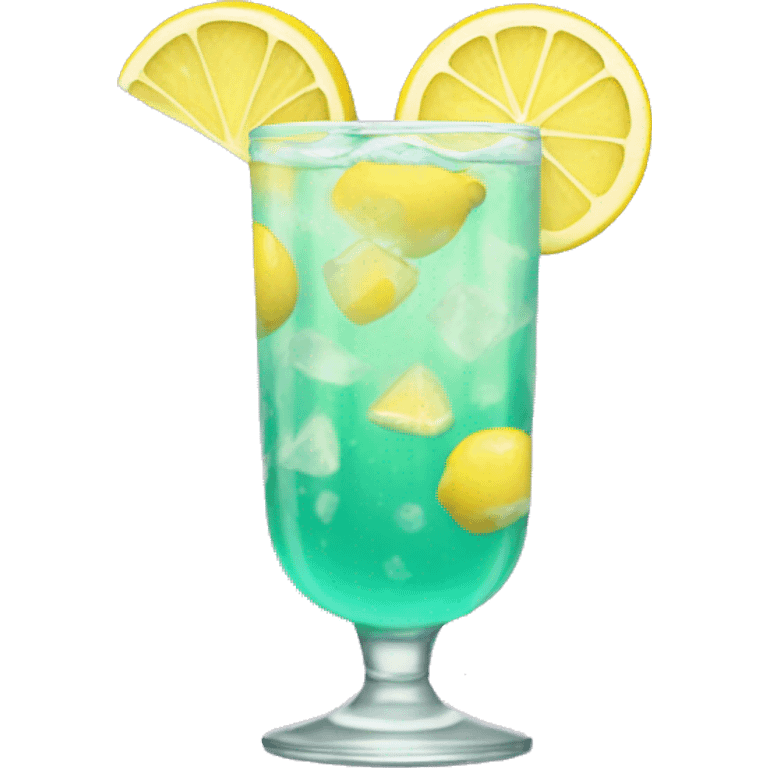 Extremely fancy lemonade emoji