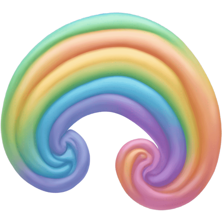 a pastel unicorn poop emoji