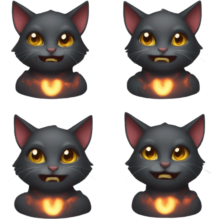 Cat demon cute emoji