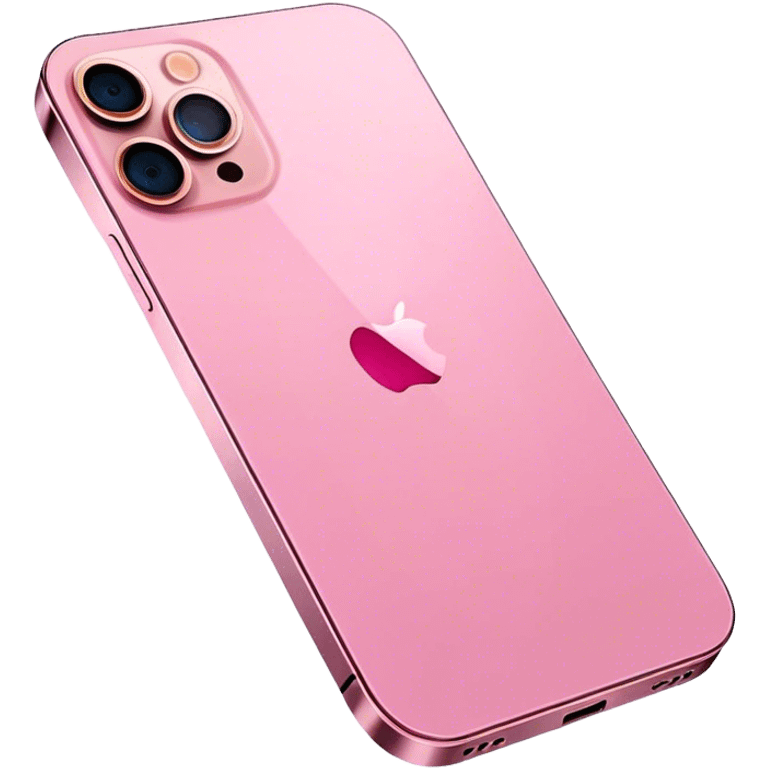 Pink iphone 12 pro max emoji