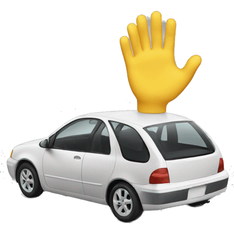 hand car emoji