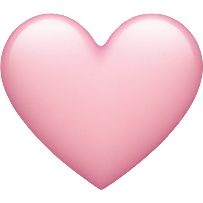 Light pink heart emoji