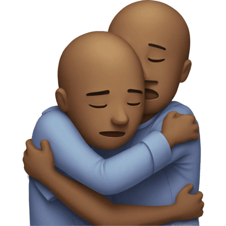 sad hug  emoji