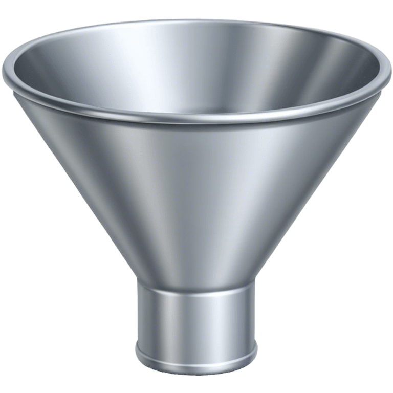 a funnel with three sections emoji