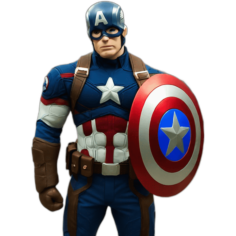 Captain America at the fair emoji