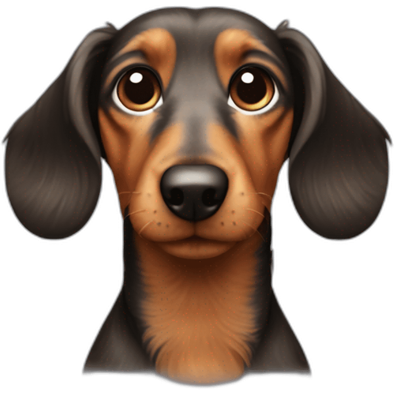 coarse-haired dachshund emoji