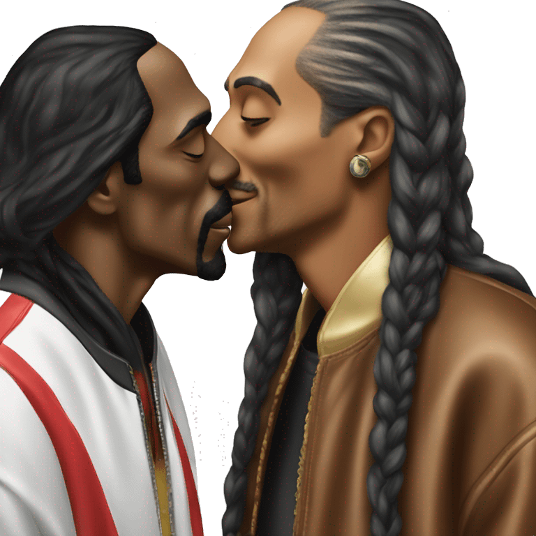 Diddy kissing snoop dog emoji