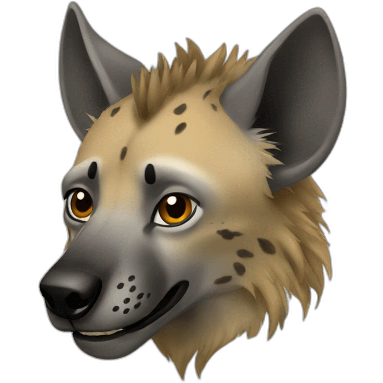 Male Hyena emoji