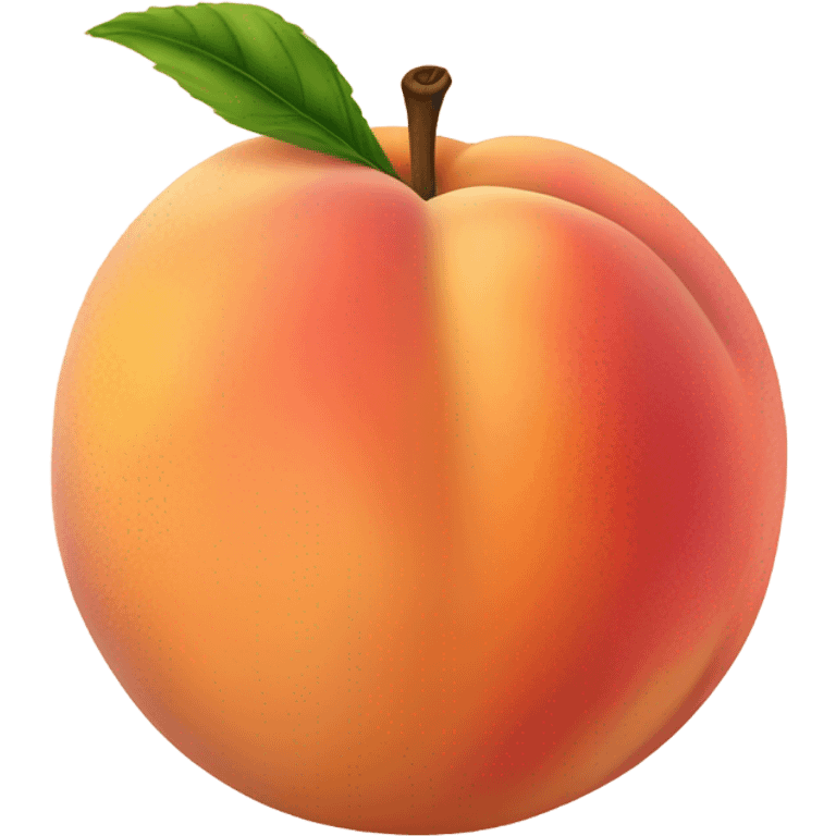 Peach detailed  emoji