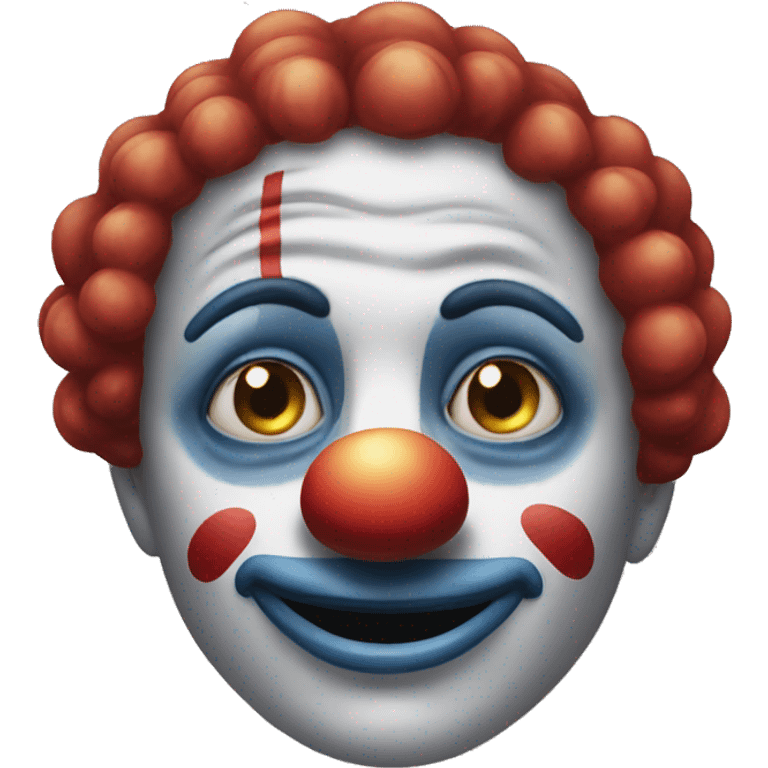 Clown with third eye emoji