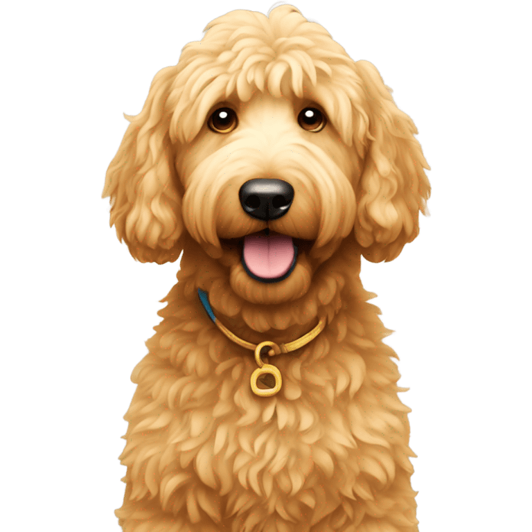 Golden doodle emoji