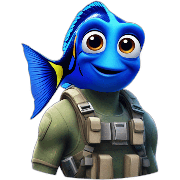 finding dory with fortnite game emoji