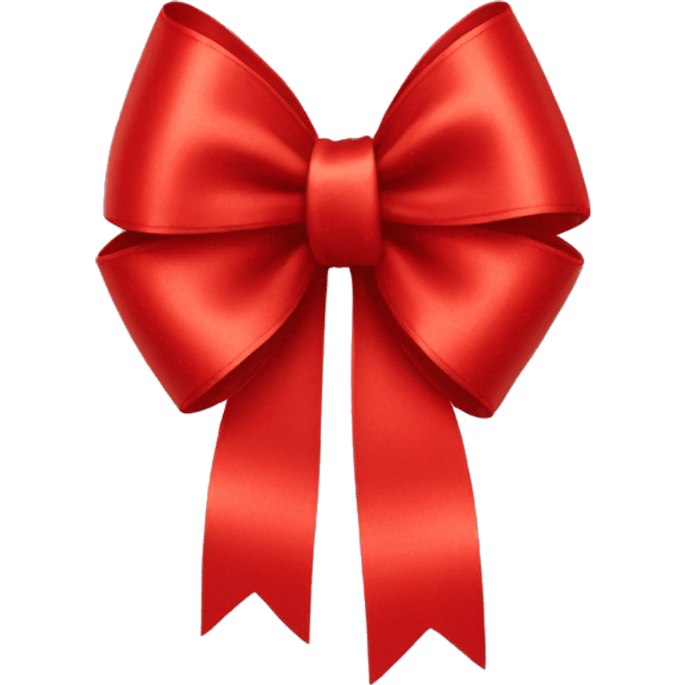 Red ribbon bow emoji