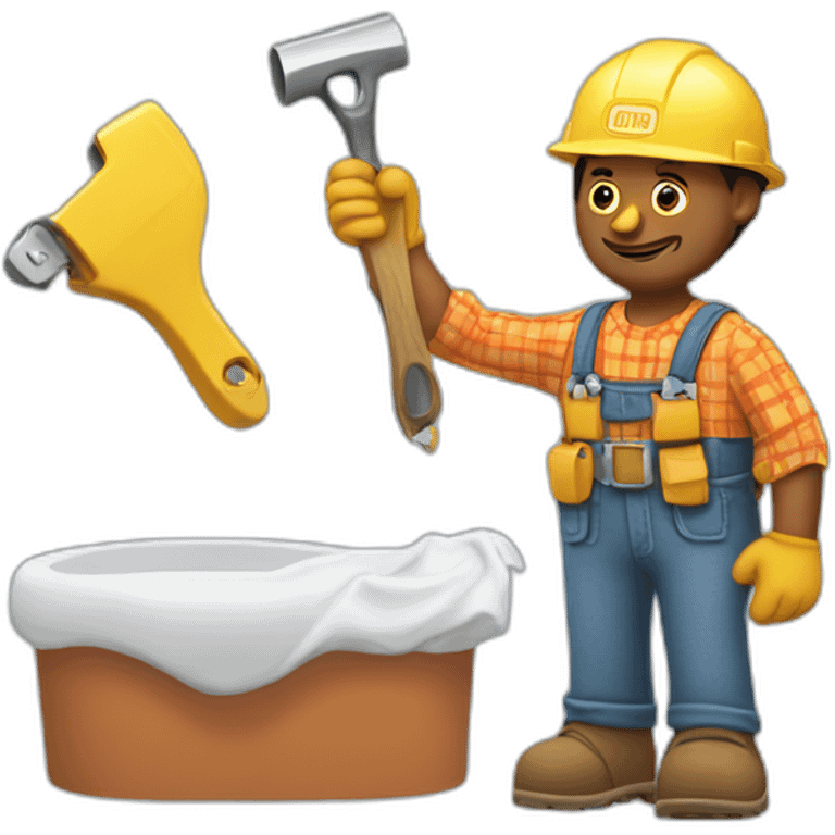 bob the builder fixing his marriage emoji