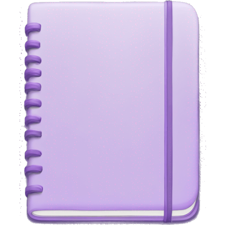 Pastel Purple notebook Emoji emoji