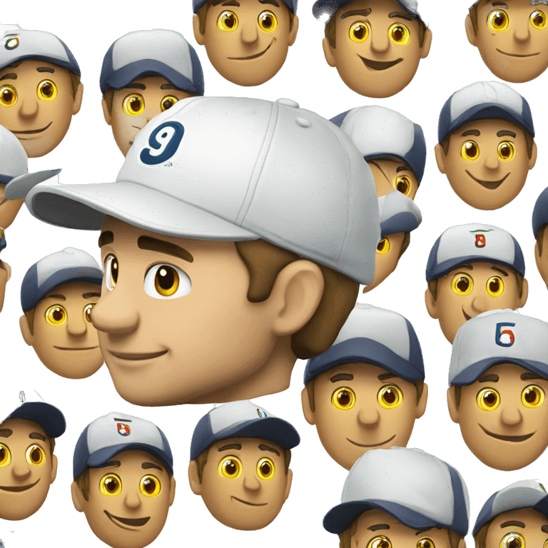 MACRON AVEC UNE CASQUETTE emoji