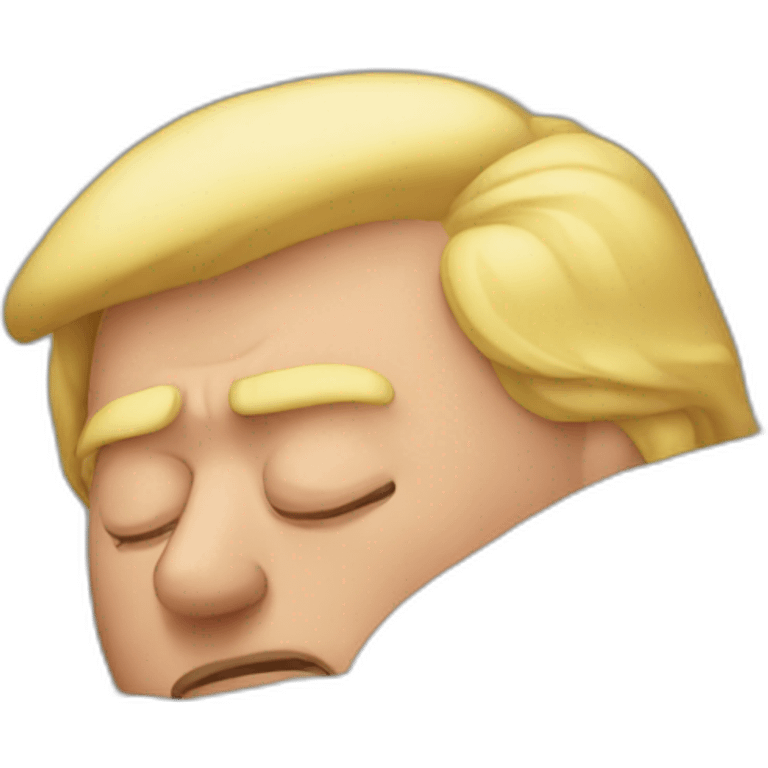 Sleeping trump emoji