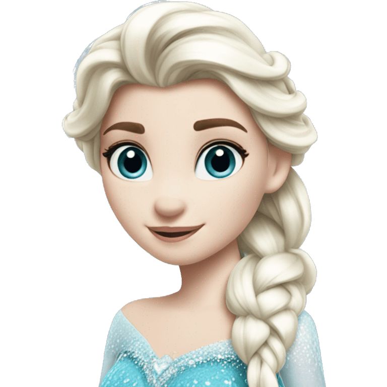 Disney princess Elsa  emoji