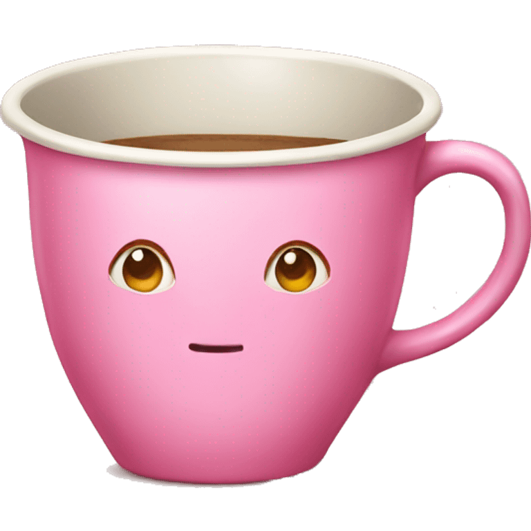 Pink cup vintage  emoji