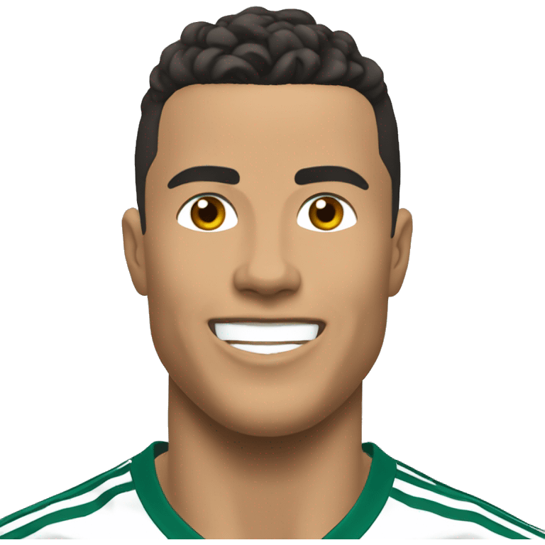 Ronaldo qui célèbre  emoji