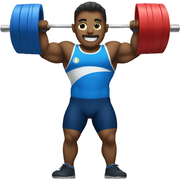 Olympic weightlifter  emoji