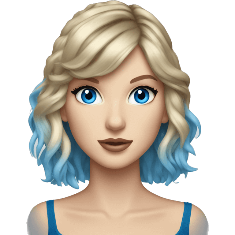 Taylor Swift blue eyes emoji