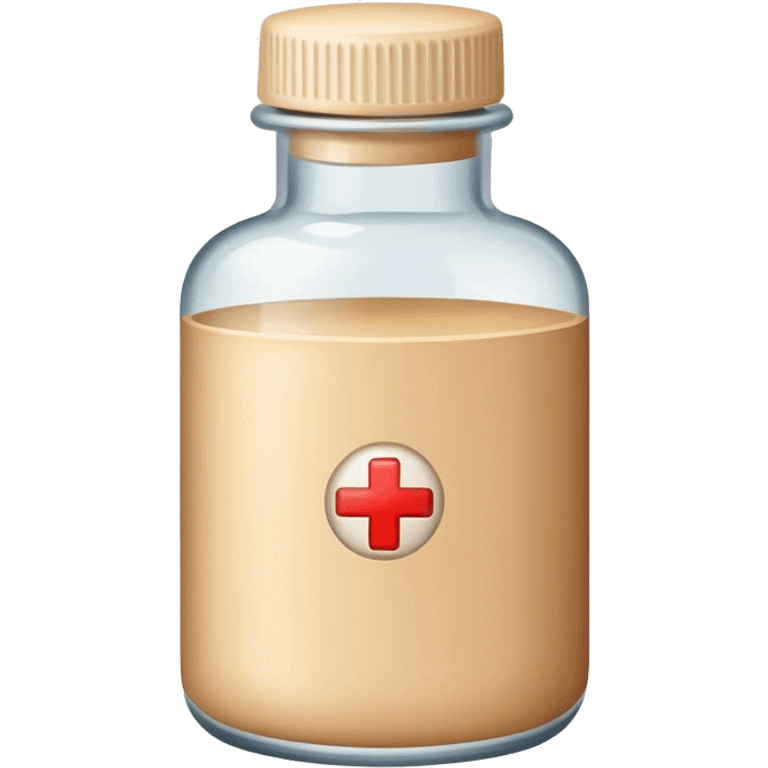 Medicin burk beige  emoji