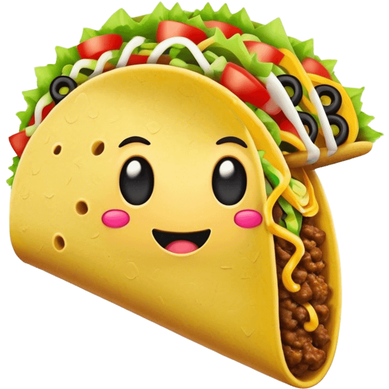 Taco with an Xbox emoji