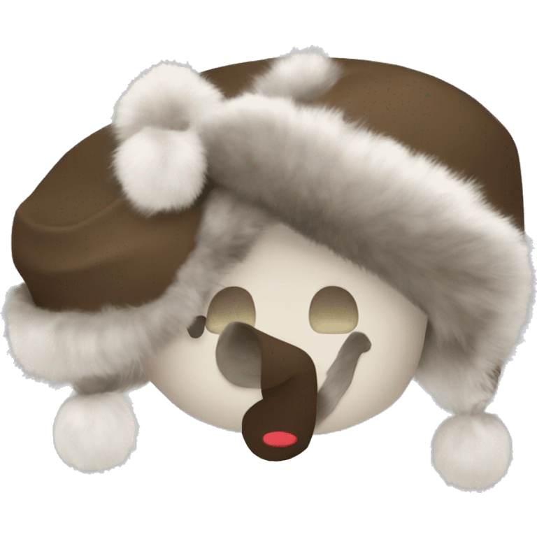 Ushanka hat emoji