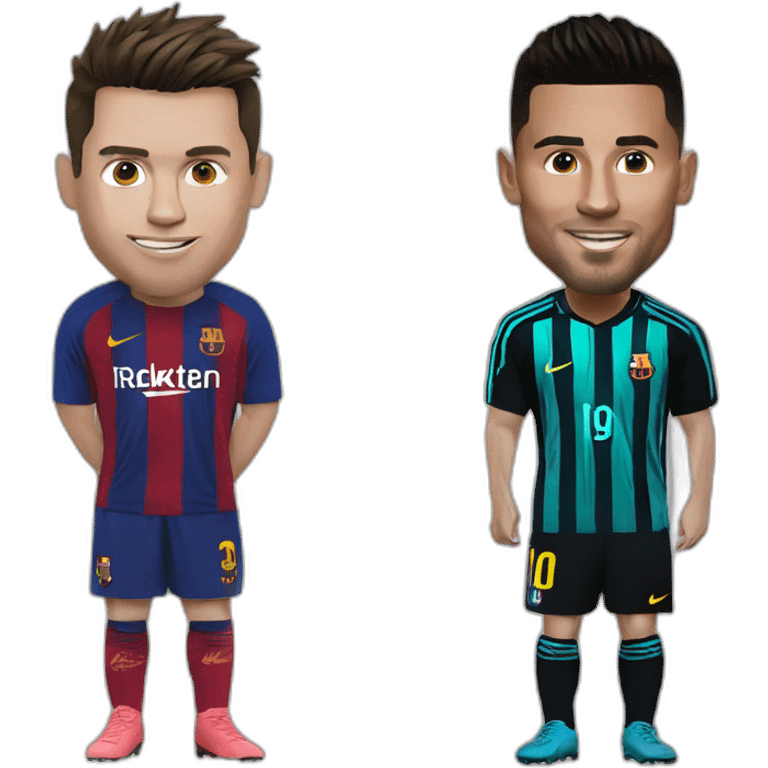 Ronaldo messi emoji