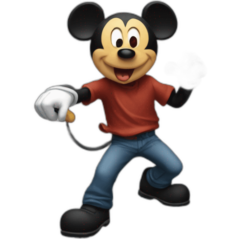 Mickey rampage emoji