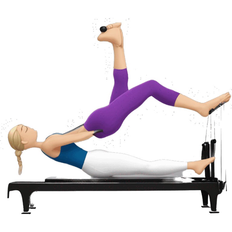 pilates on reformer emoji