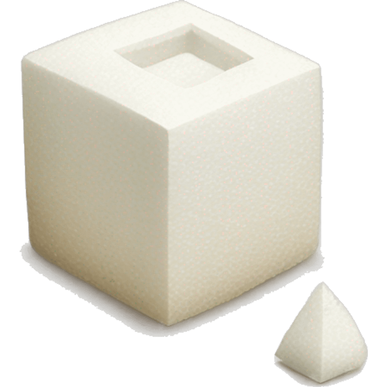 sugar cube on a tissue emoji