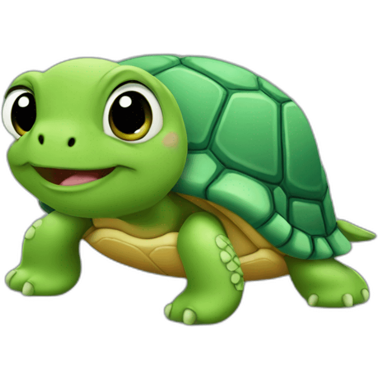 Kute turtle emoji