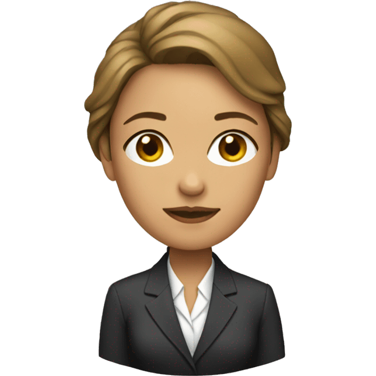 Women with suit emoji