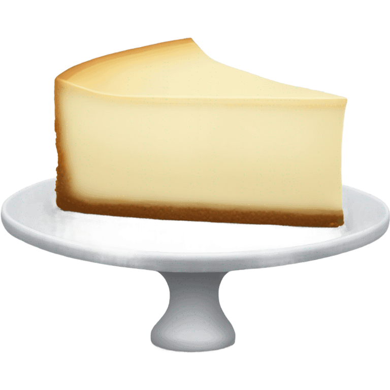 Plain whole cheesecake emoji