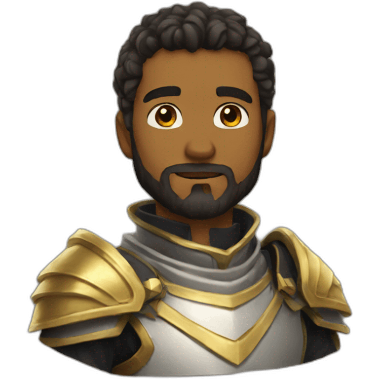 Human standing paladin beard wow gold emoji