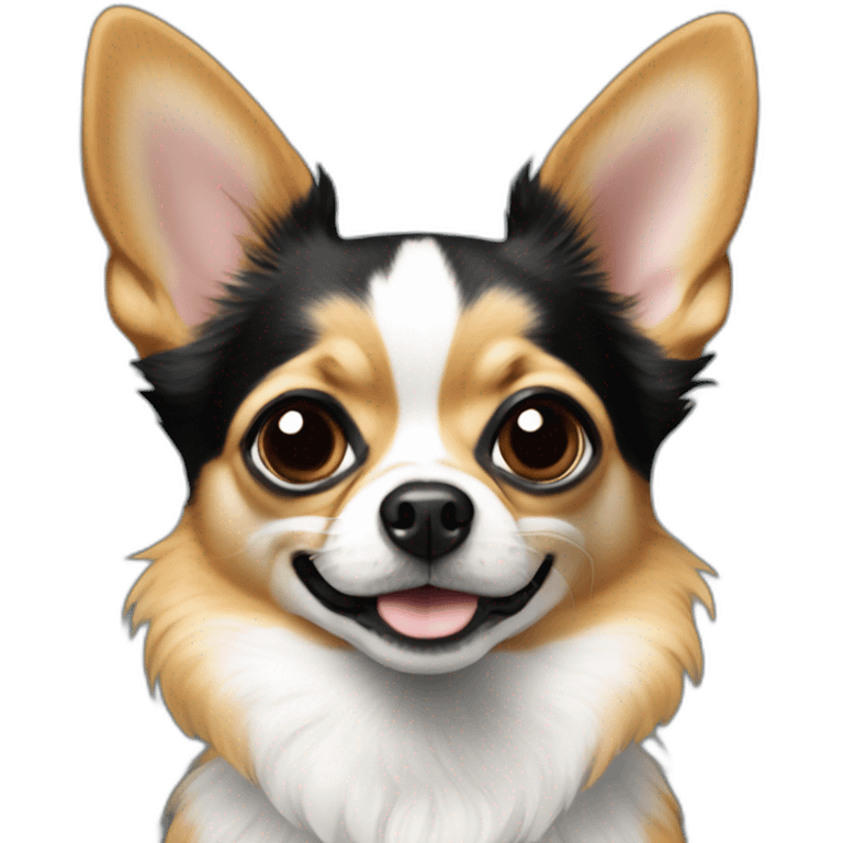 Chihuhua tricolor emoji