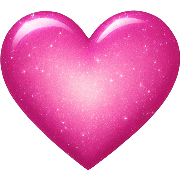 Pink sparkly heart  emoji