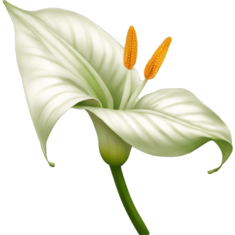 Peace lilies flower emoji