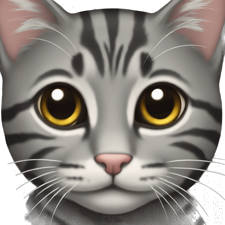 dark grey tabby emoji