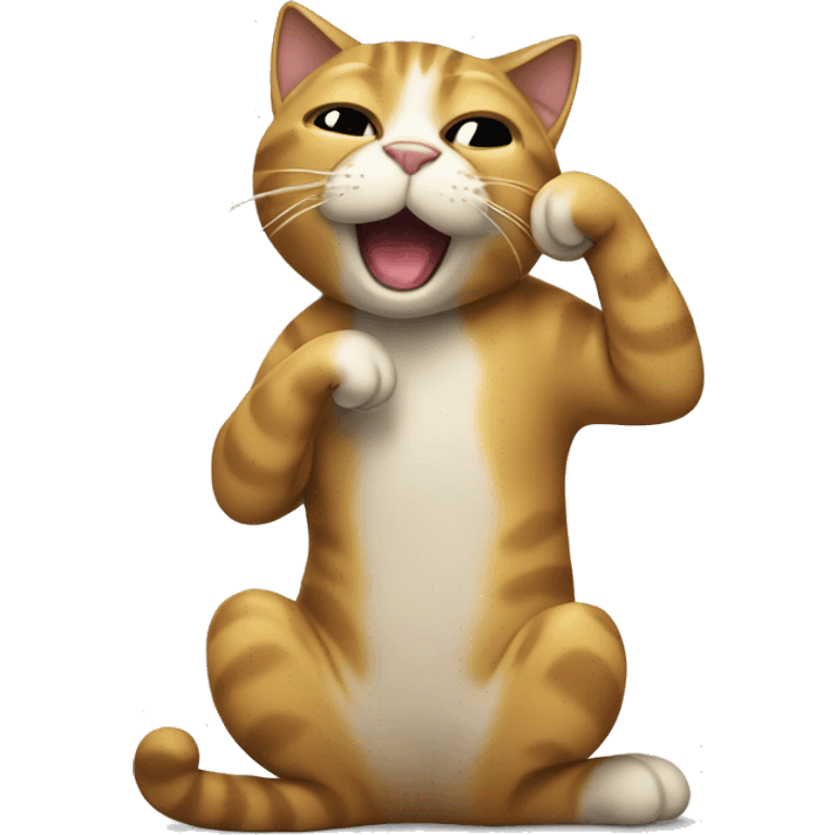 Cat dabbing  emoji