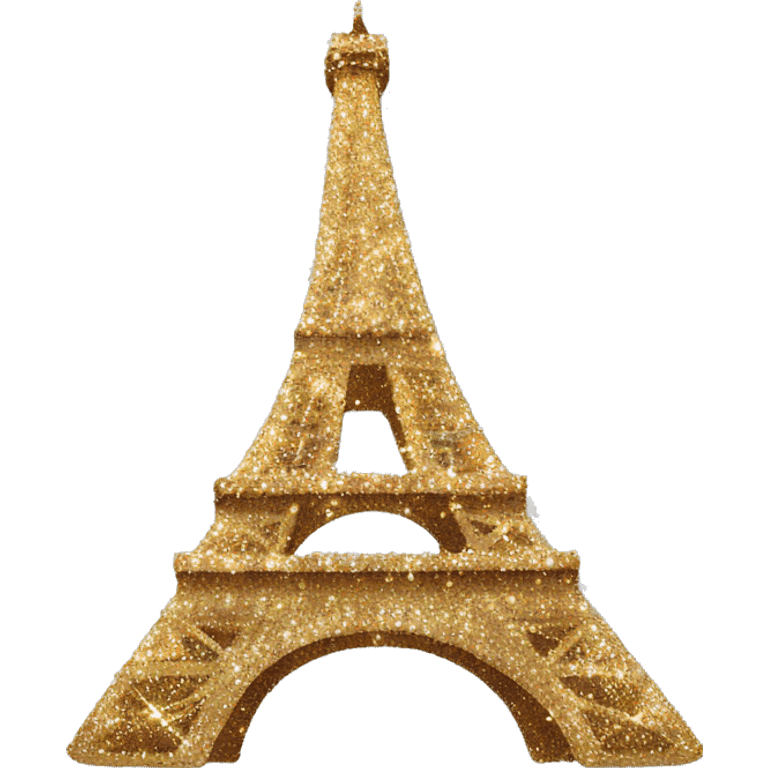 Sparkly Eiffel tower emoji