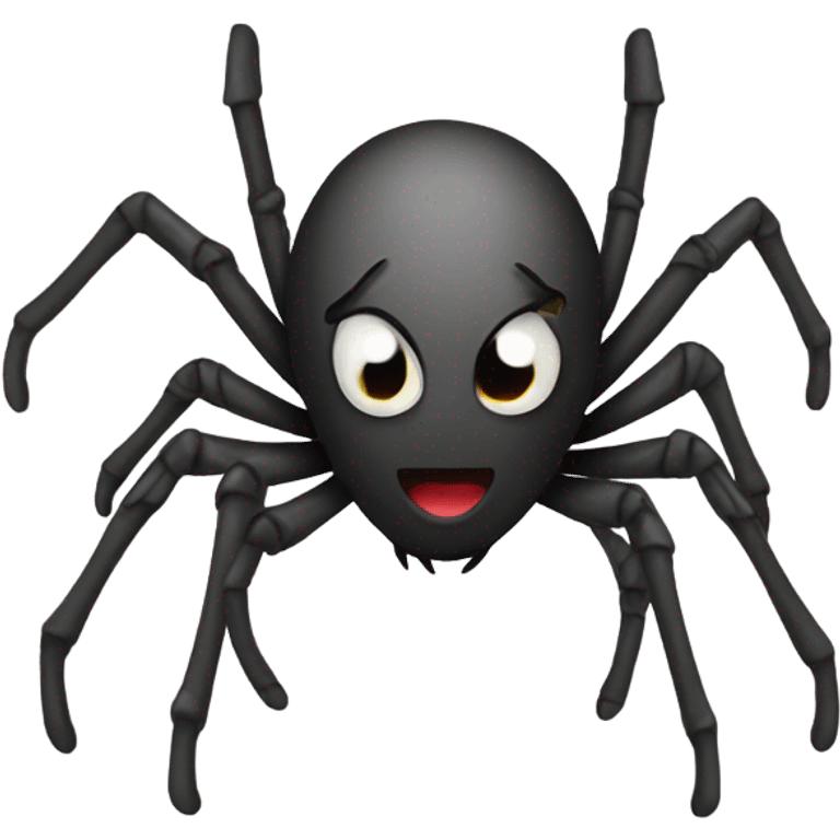 Spider wearing boots on it’s legs emoji