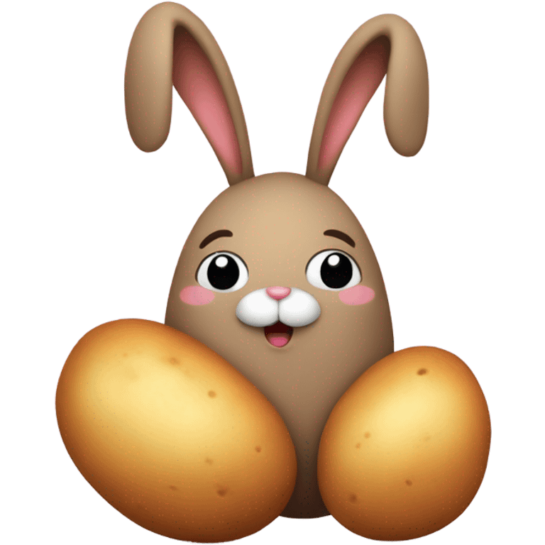 Potato bunny emoji