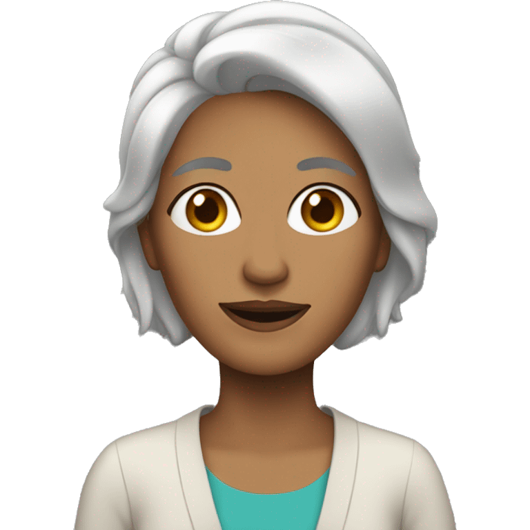 Mujer de 45 años emoji