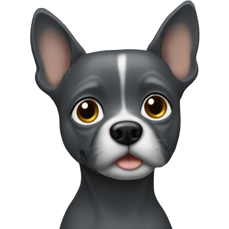 Dark gray Frechie emoji