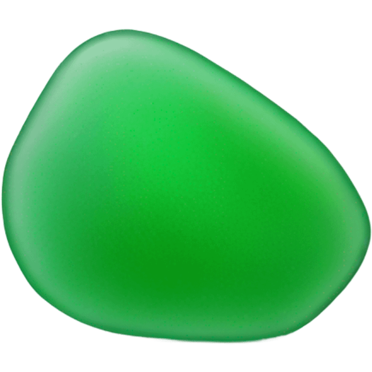 Green sea glass emoji