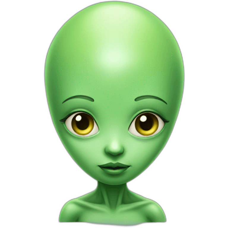 Pregnant alien emoji